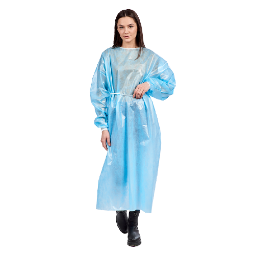 Халат ізоляційний медичний одноразовий, розмір L (50-52), Едельвіка